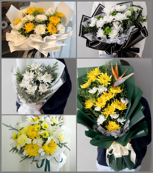 福建莆田仙游县龙华镇貂峰村白事花束代送